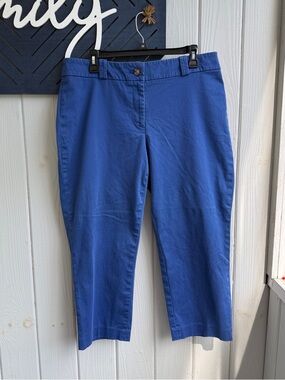 Loft Cropped Pants Julie Fit Size 12